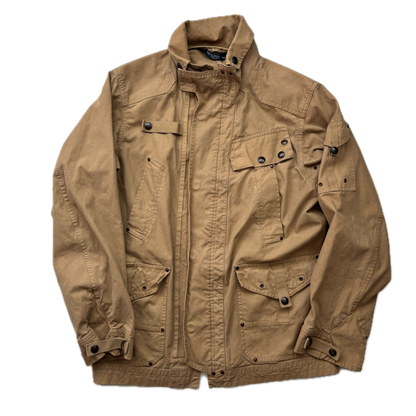 Polo Ralph Lauren Beige Tan Utility Jacket Military - L