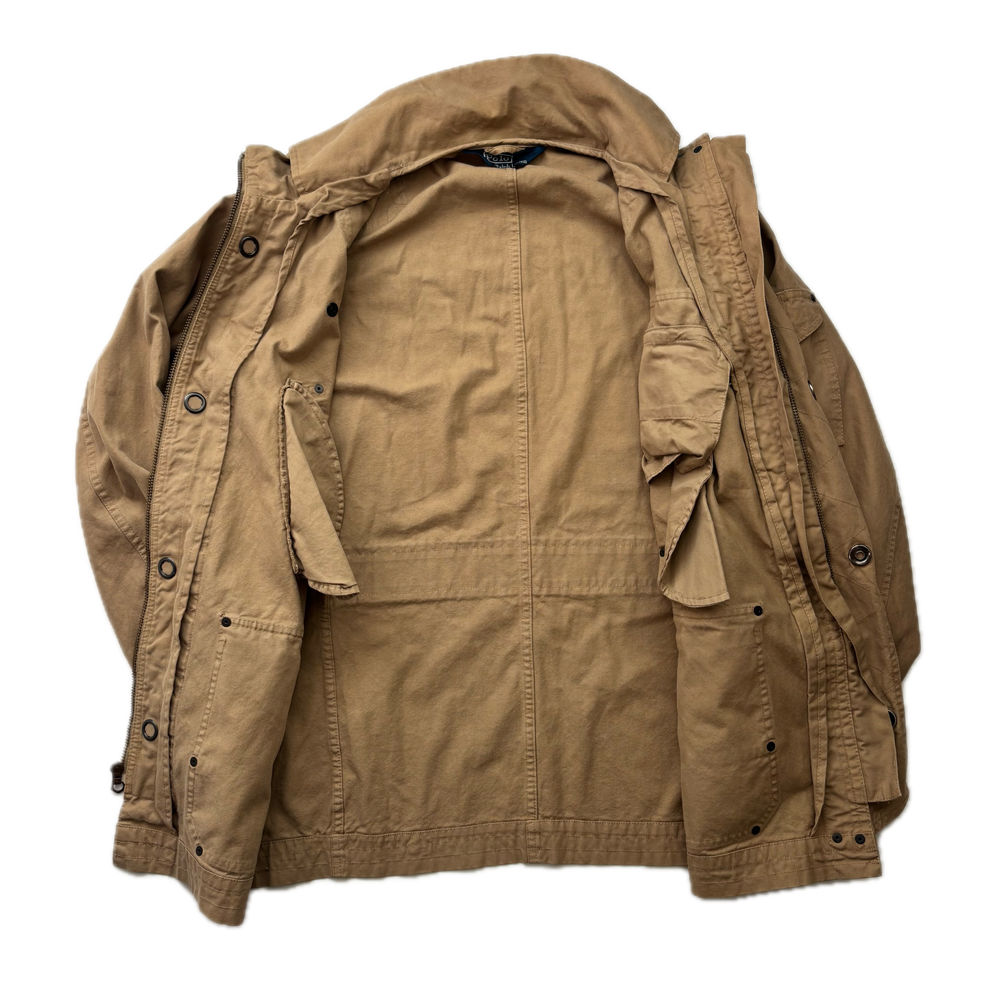 Polo Ralph Lauren Beige Tan Utility Jacket Military - L
