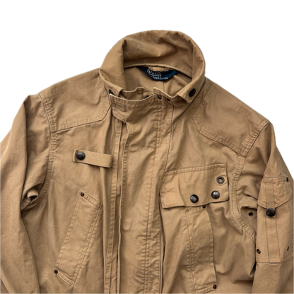 Polo Ralph Lauren Beige Tan Utility Jacket Military - L