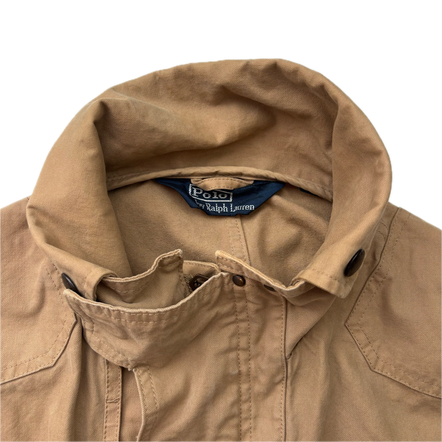 Polo Ralph Lauren Beige Tan Utility Jacket Military - L
