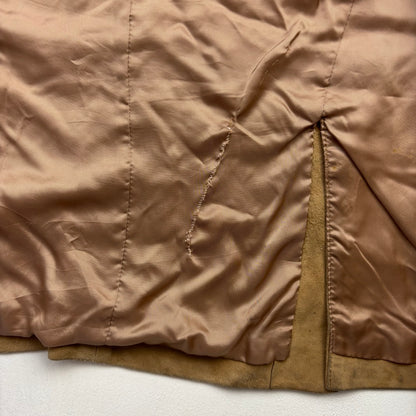 Polo Ralph Lauren Tan Suede Blazer Sports Coat Wool - 40R