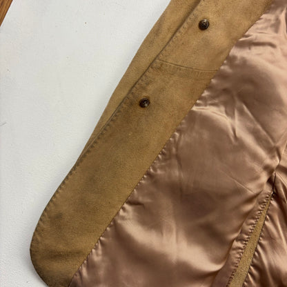 Polo Ralph Lauren Tan Suede Blazer Sports Coat Wool - 40R