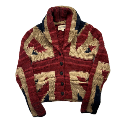 Denim & Supply Union Jack Flag Cardigan (Cotton Linen) - XS