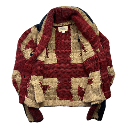 Denim & Supply Union Jack Flag Cardigan (Cotton Linen) - XS