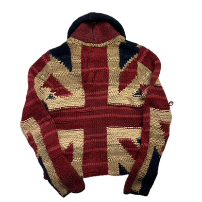 Denim & Supply Union Jack Flag Cardigan (Cotton Linen) - XS