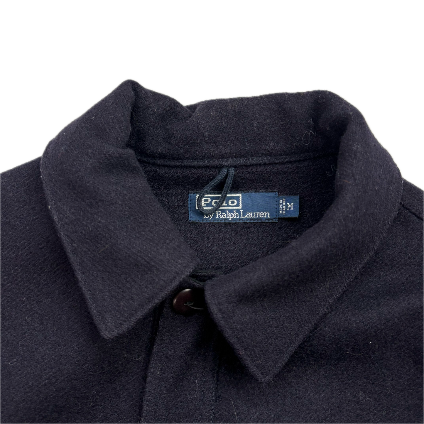 Polo Ralph Lauren Navy Blue Mackinaw Cruiser Hunting Jacket (Wool) - M