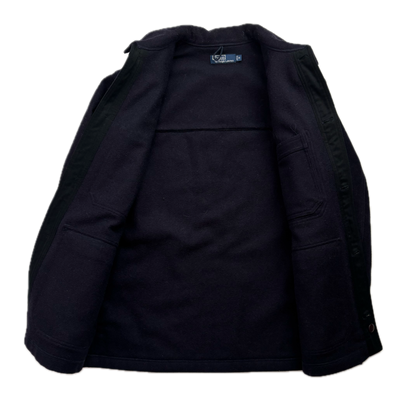 Polo Ralph Lauren Navy Blue Mackinaw Cruiser Hunting Jacket (Wool) - M