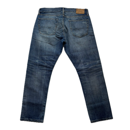 Polo Ralph Lauren Sullivan Slim Jeans 229th Tiger Patch Distressed - 34x30