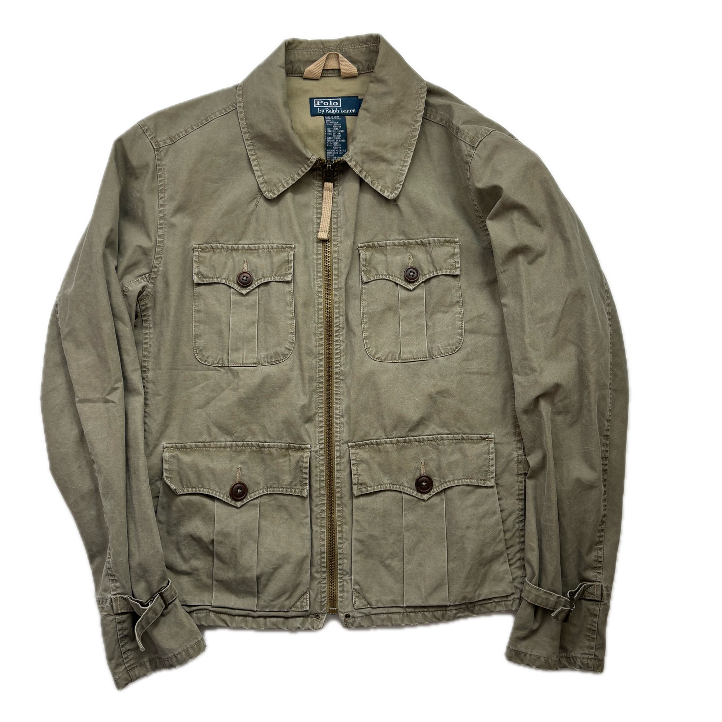 Polo Ralph Lauren Green Military Safari Utility Jacket - S