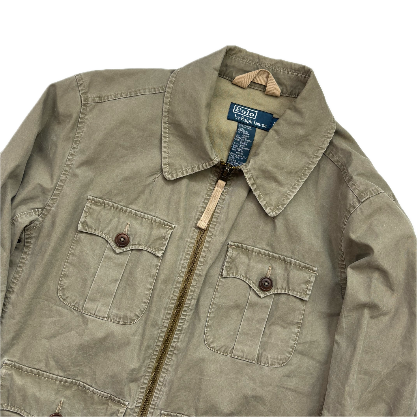 Polo Ralph Lauren Green Military Safari Utility Jacket - S