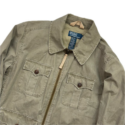 Polo Ralph Lauren Green Military Safari Utility Jacket - S