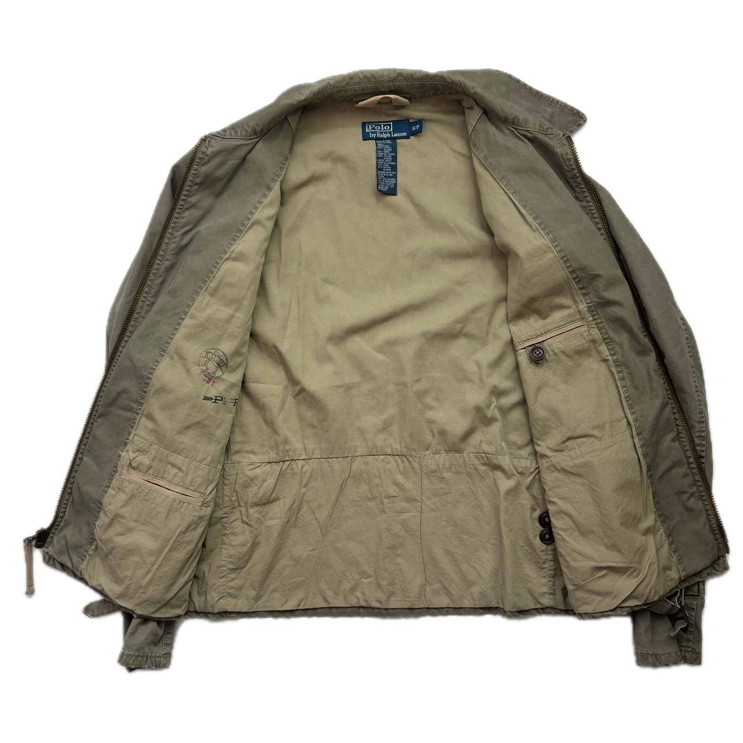 Polo Ralph Lauren Green Military Safari Utility Jacket - S