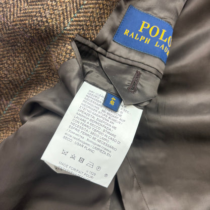 Polo Ralph Lauren Brown Tweed Blazer Herringbone(Wool) - 44R