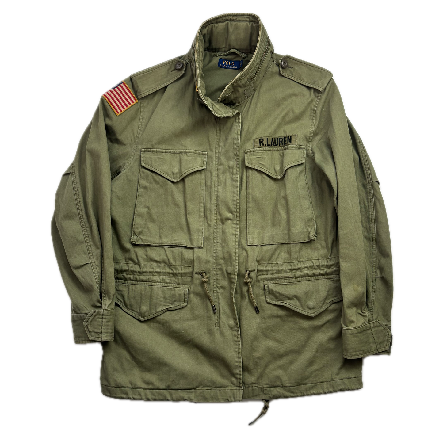 Polo Ralph Lauren Green Army Military Field Jacket - M