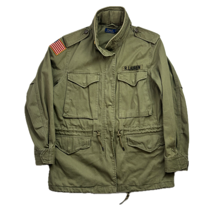 Polo Ralph Lauren Green Army Military Field Jacket - M