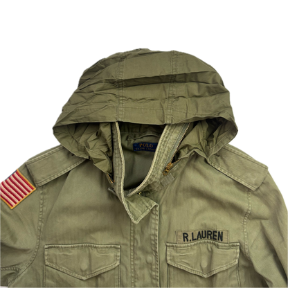 Polo Ralph Lauren Green Army Military Field Jacket - M