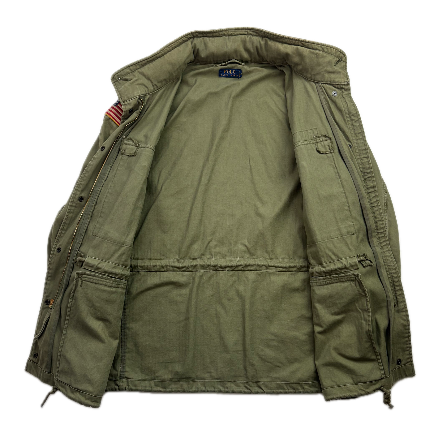 Polo Ralph Lauren Green Army Military Field Jacket - M