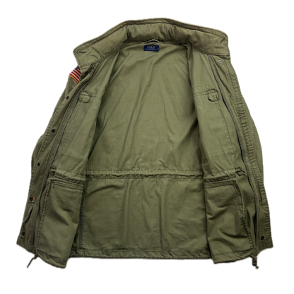 Polo Ralph Lauren Green Army Military Field Jacket - M