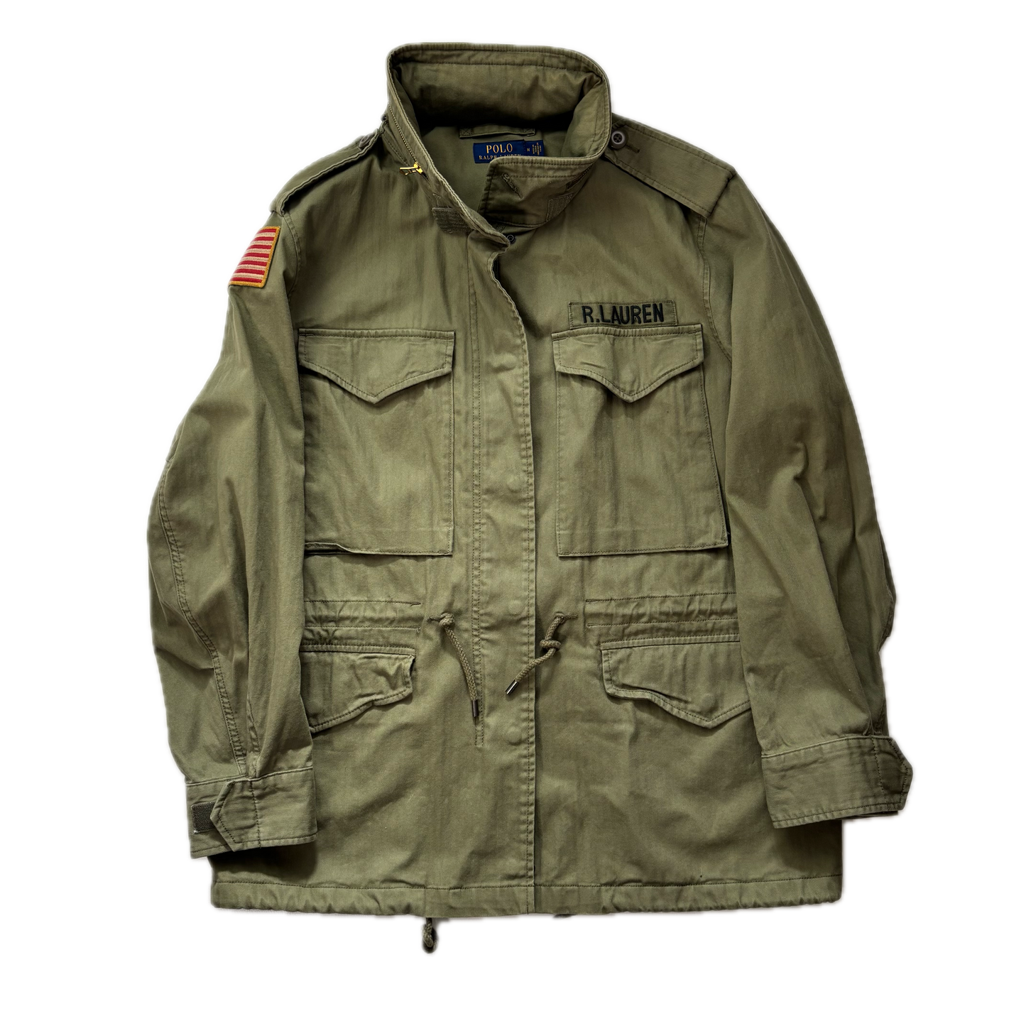 Polo Ralph Lauren Green Army Military Field Jacket - M