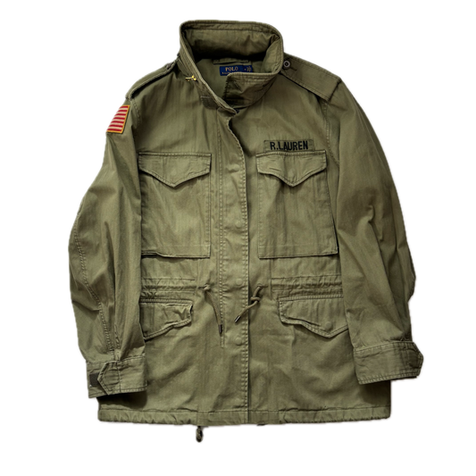 Polo Ralph Lauren Green Army Military Field Jacket - M