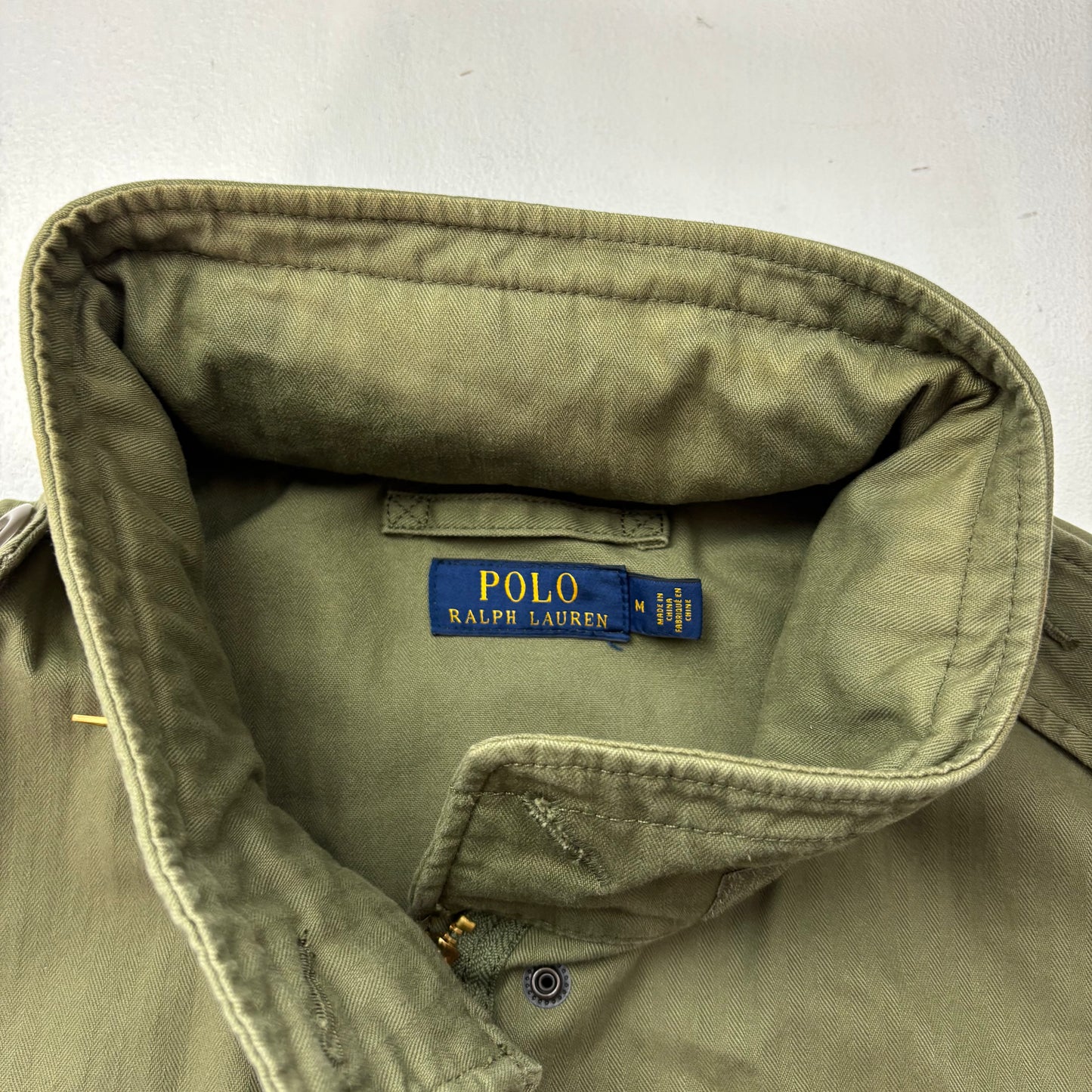 Polo Ralph Lauren Green Army Military Field Jacket - M
