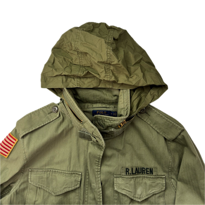 Polo Ralph Lauren Green Army Military Field Jacket - M
