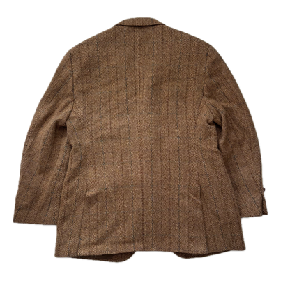 Polo Ralph Lauren Brown Tweed Hacking Blazer Herringbone (Wool) - 44R