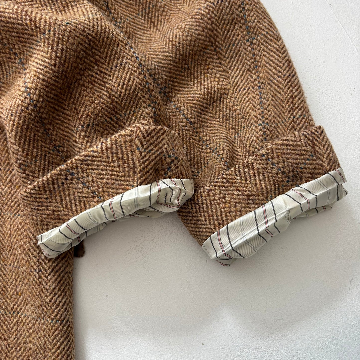 Polo Ralph Lauren Brown Tweed Hacking Blazer Herringbone (Wool) - 44R