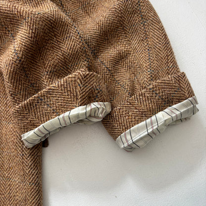 Polo Ralph Lauren Brown Tweed Hacking Blazer Herringbone (Wool) - 44R