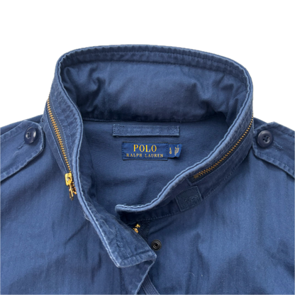 Navy Blue Military Army Parka Jacket  - L