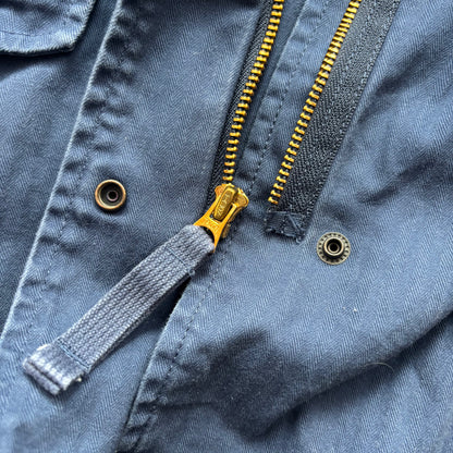 Navy Blue Military Army Parka Jacket  - L