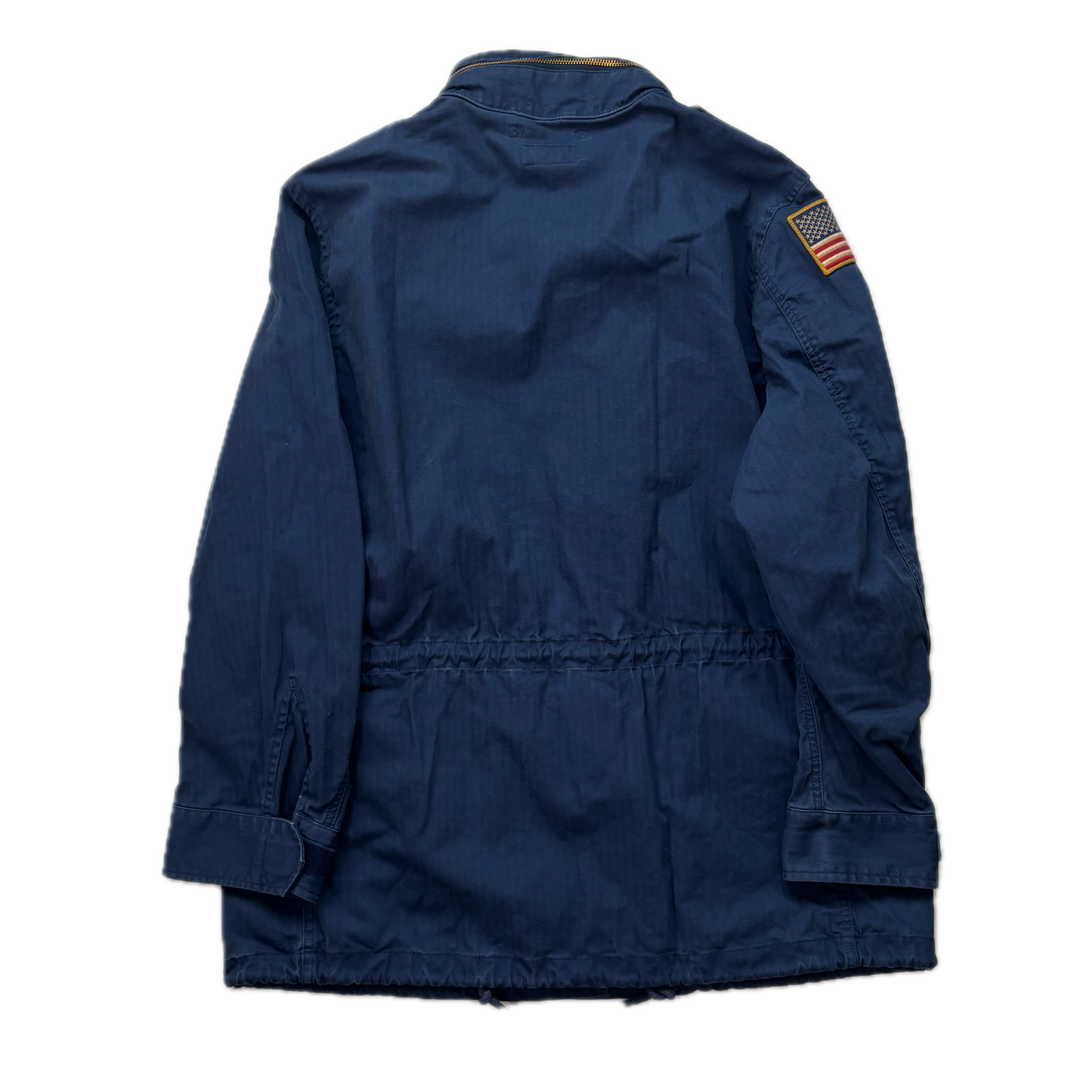 Navy Blue Military Army Parka Jacket  - L