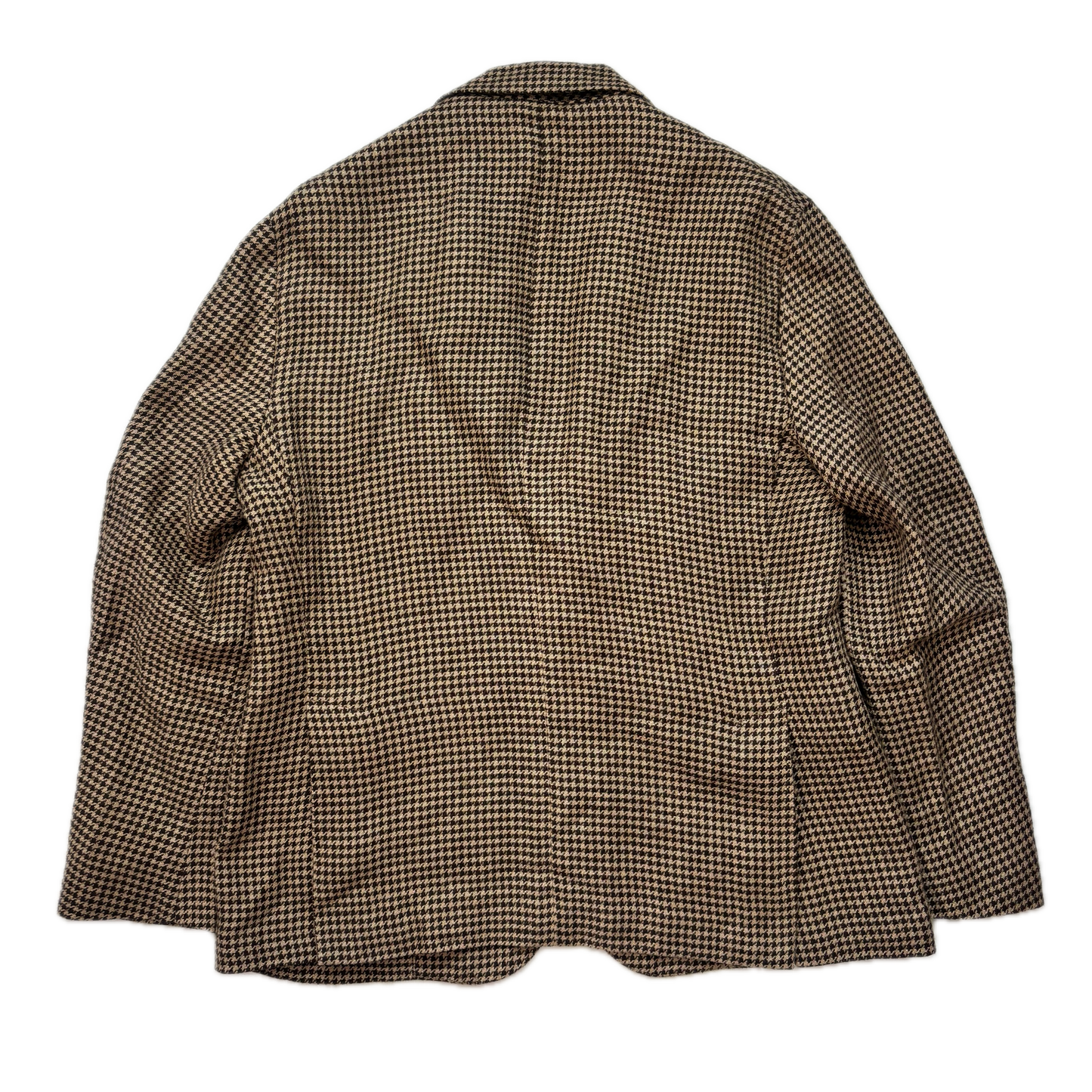 Polo Ralph Lauren Brown Houndstooth Blazer Sports Coat (Linen) - 42S