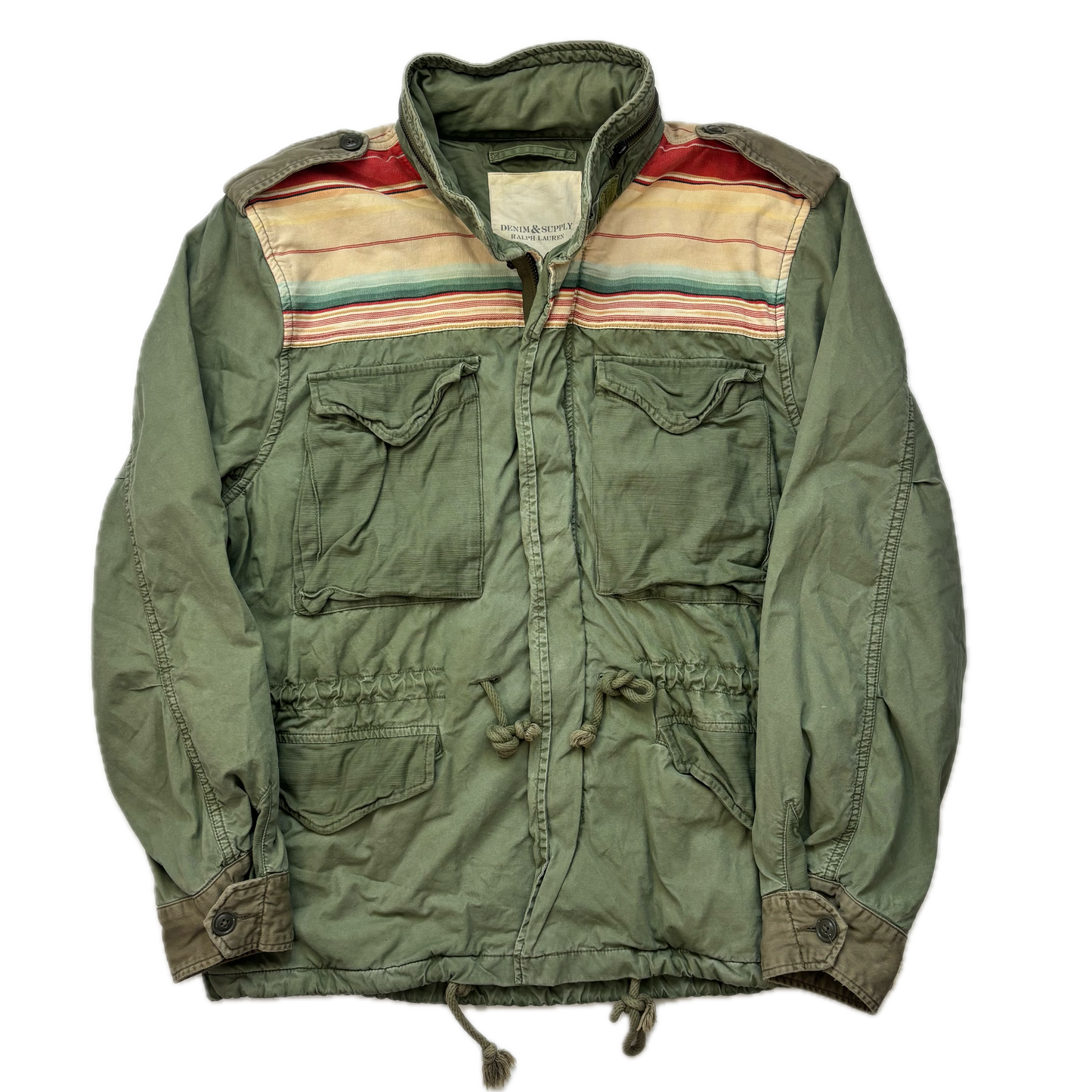 Denim & Supply Serape Military Field Jacket - L