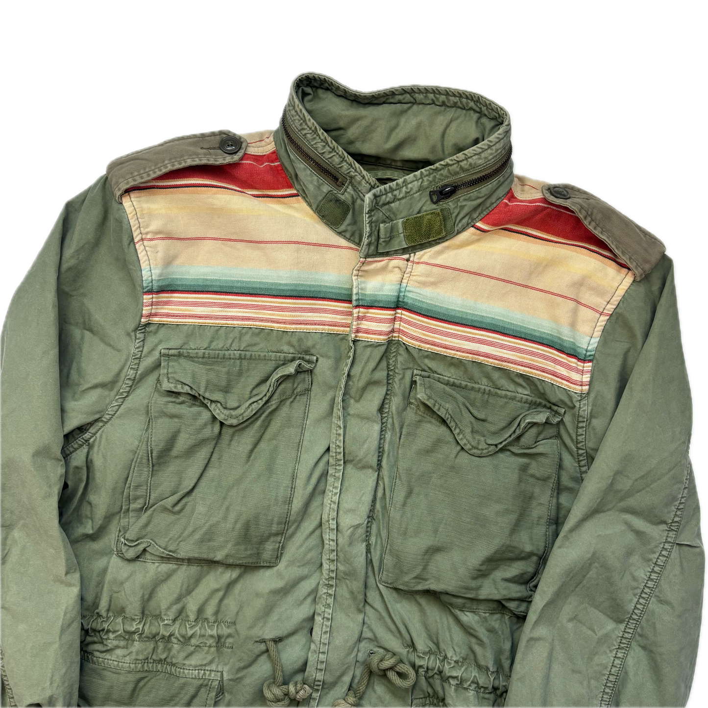 Denim & Supply Serape Military Field Jacket - L