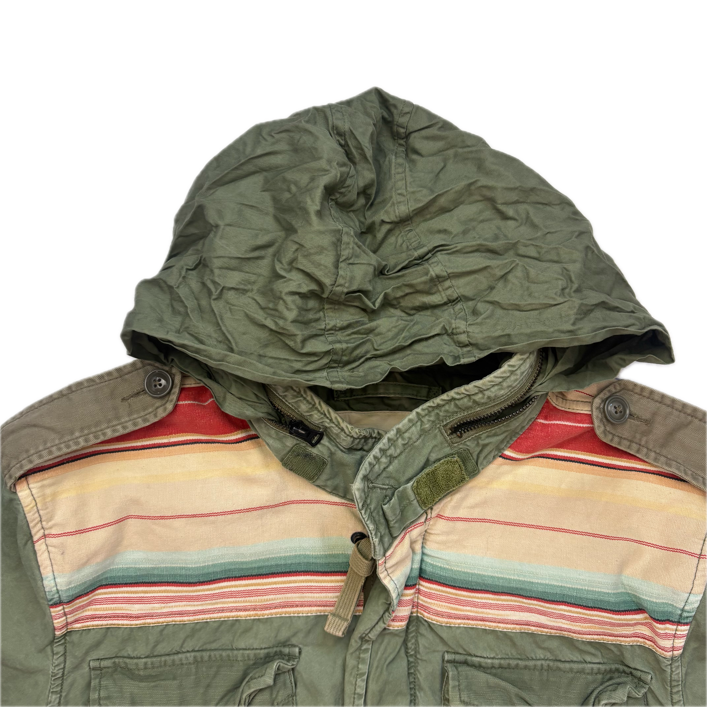 Denim & Supply Serape Military Field Jacket - L