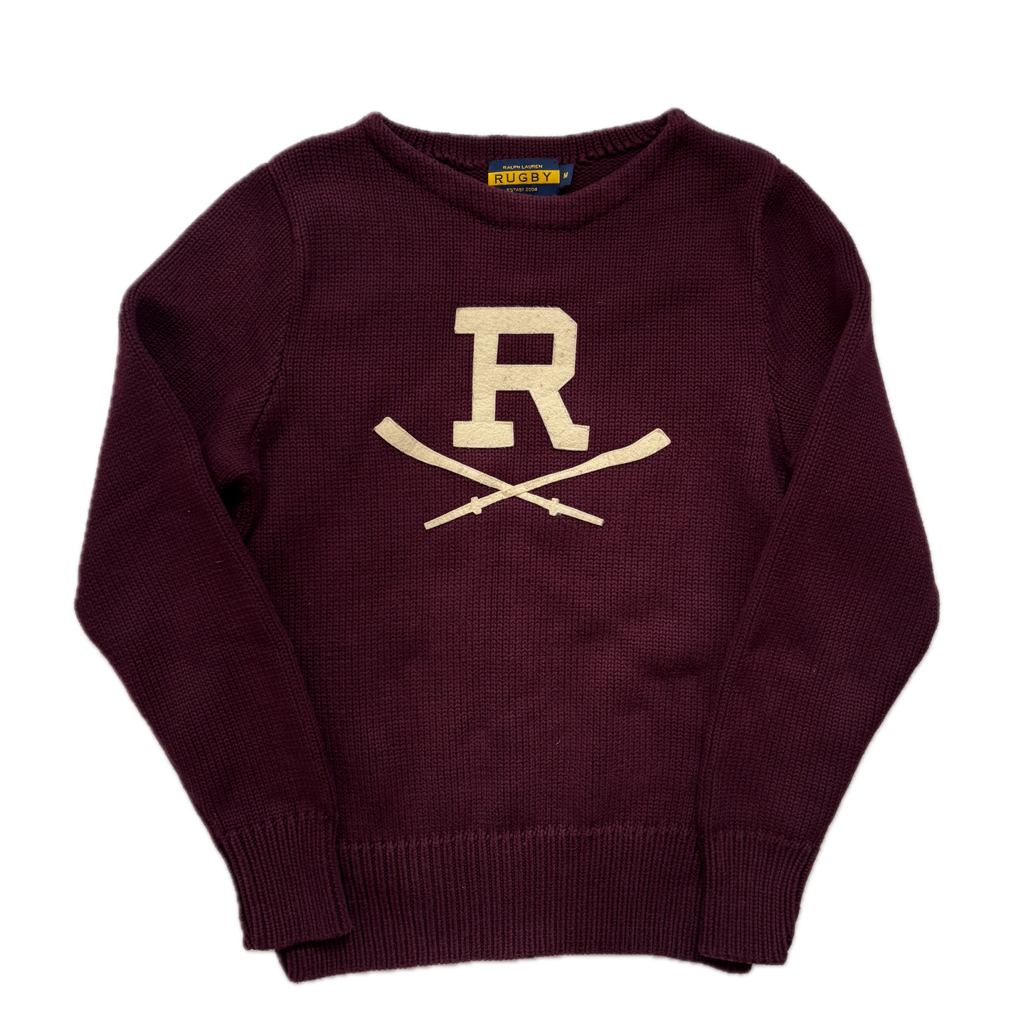 Rugby Ralph Lauren Rowing Varsity Letterman Sweater (Cotton) - M