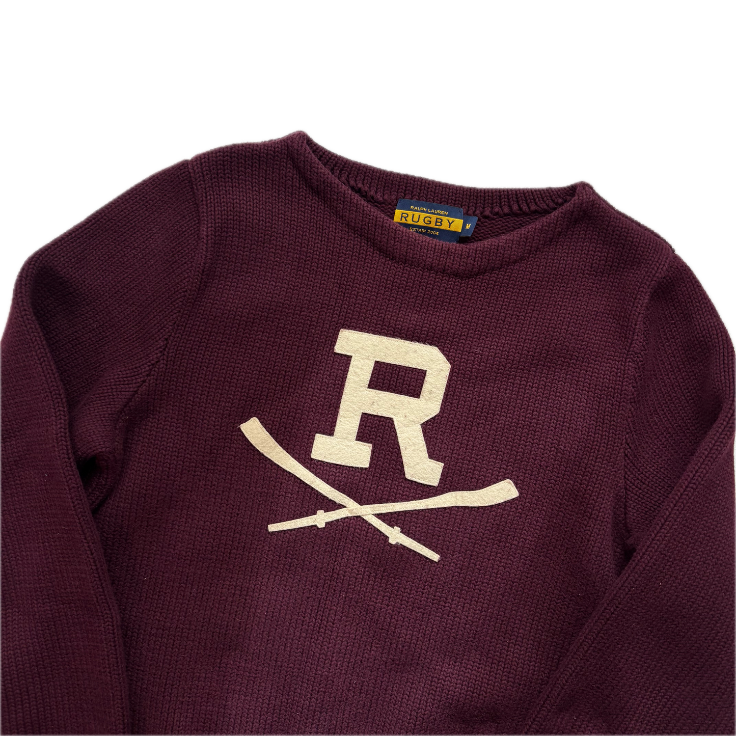 Rugby Ralph Lauren Rowing Varsity Letterman Sweater (Cotton) - M
