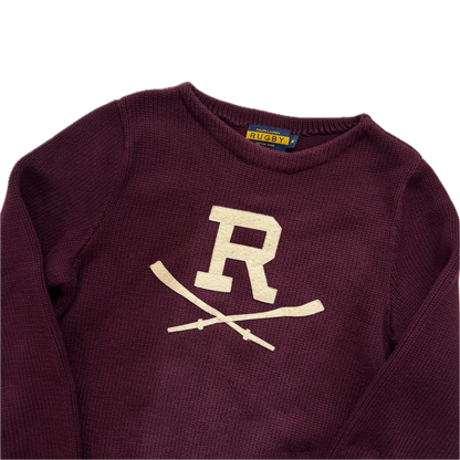 Rugby Ralph Lauren Rowing Varsity Letterman Sweater (Cotton) - M