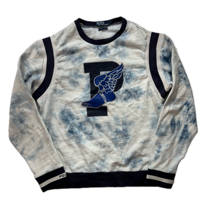 Polo Ralph Lauren Retro Indigo Tie Dye P-Wing Sweatshirt - M