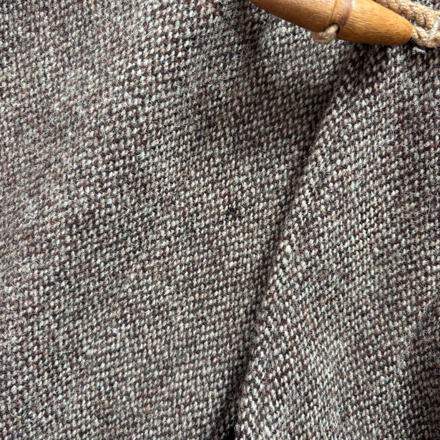 Polo Ralph Lauren Brown Tweed Duffle Coat 80’s USA (Wool) - XL