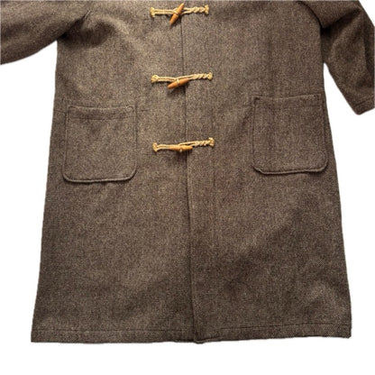 Polo Ralph Lauren Brown Tweed Duffle Coat 80’s USA (Wool) - XL