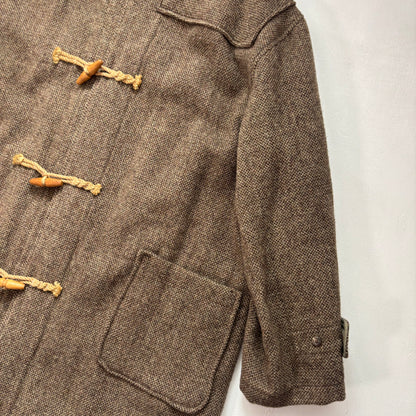Polo Ralph Lauren Brown Tweed Duffle Coat 80’s USA (Wool) - XL