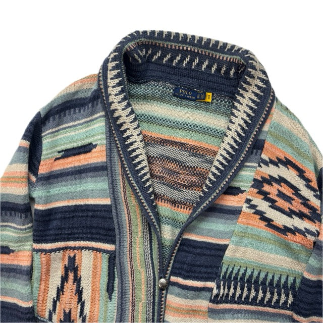 Polo Ralph Lauren Aztec Patchwork Cardigan Southwestern - XS