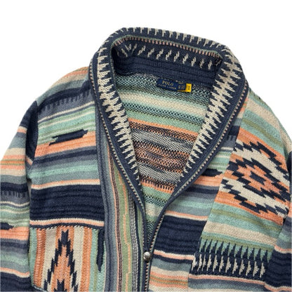 Polo Ralph Lauren Aztec Patchwork Cardigan Southwestern - XS