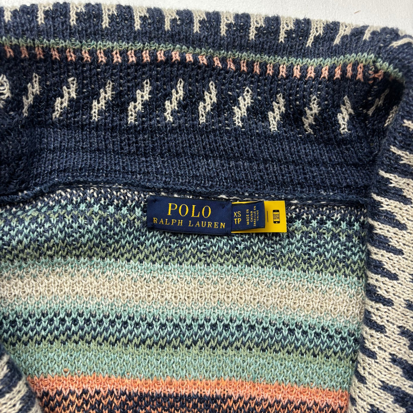 Polo Ralph Lauren Aztec Patchwork Cardigan Southwestern - XS