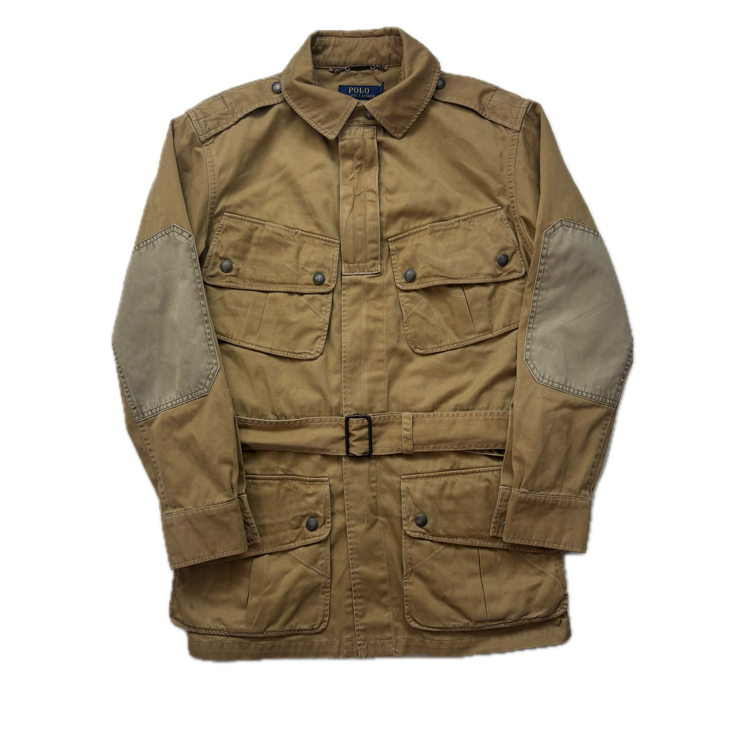 Polo Ralph Lauren Belted Beige Safari Jacket -  XS