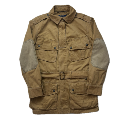 Polo Ralph Lauren Belted Beige Safari Jacket -  XS