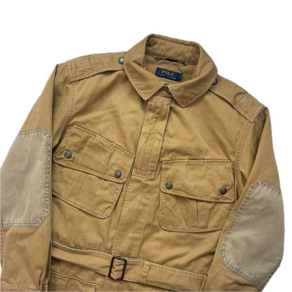Polo Ralph Lauren Belted Beige Safari Jacket -  XS