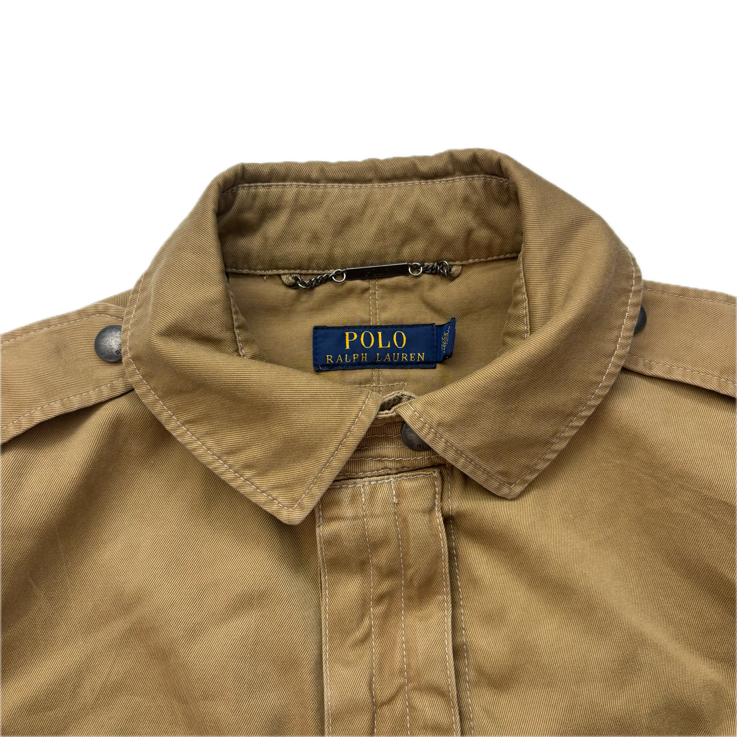 Polo Ralph Lauren Belted Beige Safari Jacket -  XS